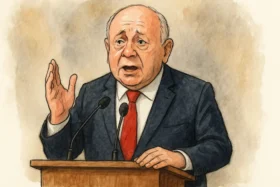 Nach seiner Haftverurteilung zeigt sich Alfons Schuhbeck erstmals öffentlich. Bei einer Münchner Veranstaltung sendet der Starkoch eine emotionale Videobotschaft.