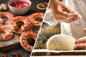 Silvestermenü Rezepte für 2026: Entdecken Sie Fleischrollen, Lachssalat und Hufeisen-Gebäck, um das Jahr des Feuer-Pferdes kulinarisch perfekt zu begrüßen.