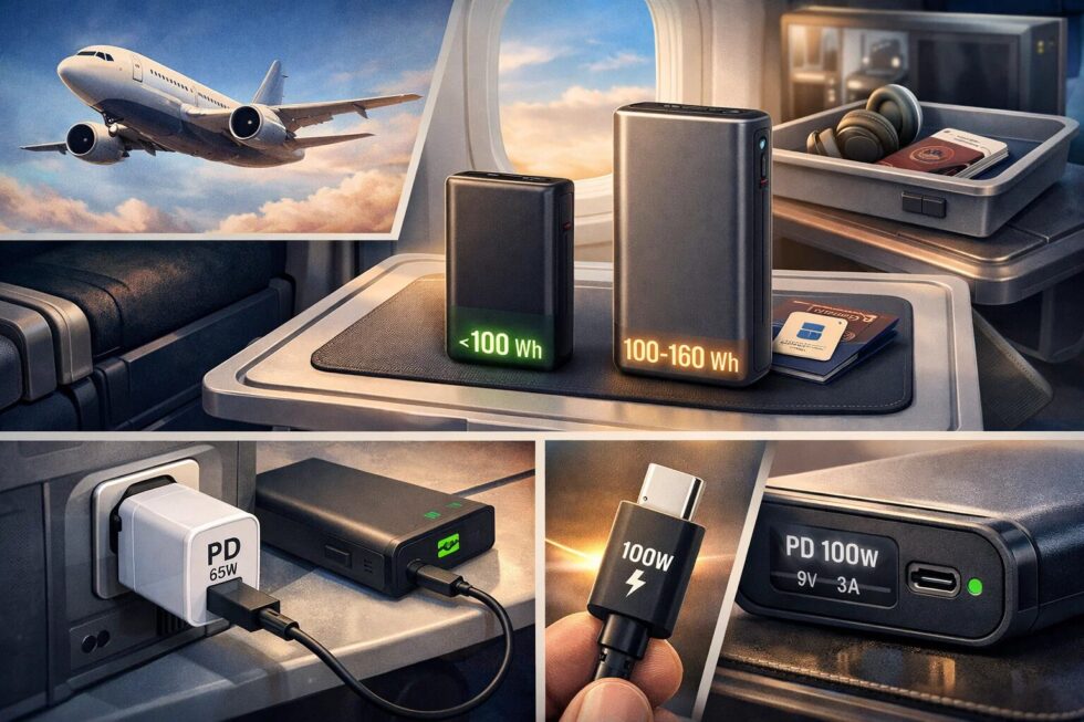 Powerbank im Flugzeug 2026: Sind 20.000 mAh erlaubt? Erfahren Sie alles über die 100 Wh Grenze, Handgepäck-Regeln in Deutschland und USB-C PD 30W Tipps