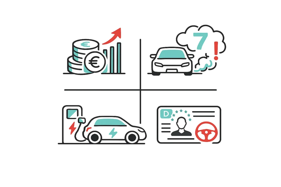 Was ändert sich 2026 für Autofahrer in Deutschland – Steuern, Euro 7, E-Autos, Führerschein