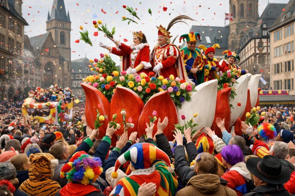 Erfahren Sie alles zum Tulpensonntag 2026 in Deutschland. Termine der Karnevalsumzüge, Sicherheitsregeln, Straßensperrungen und Tipps für Besucher in Köln und Düsseldorf