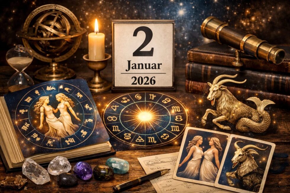 Erfahren Sie im Horoskop für den 2. Januar 2026 alles über Zwillinge, Steinbock, Gesundheit und Magnetstürme. Seriöse astrologische Analyse für Ihren Erfolg.