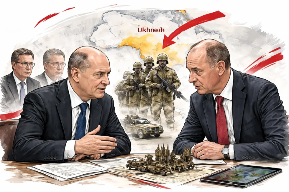 Deutsche Politiker diskutieren Einsatz der Bundeswehr in der Ukraine im Rahmen einer möglichen Friedensmission