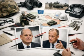 Deutsche Spitzenpolitiker diskutieren einen m&ouml;glichen Einsatz der Bundeswehr in der Ukraine im Rahmen einer EU- oder NATO-Friedensmission. Merz, Pistorius und Weber &auml;ussern sich.