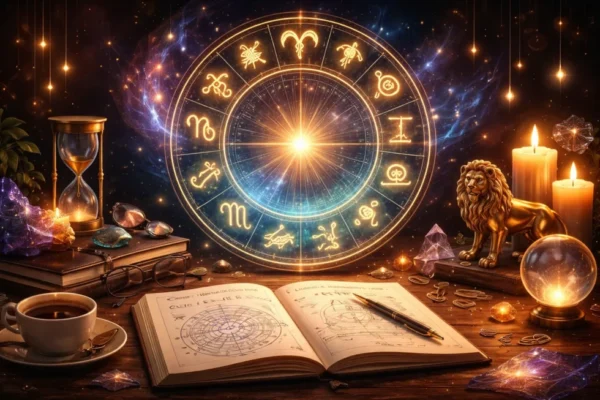 Horoskop 1. Feb 2026: Widder Karriere, Wochenbilanz L&ouml;we, Gesundheits- und Geomagnetik-Tipps f&uuml;r alle Sternzeichen.