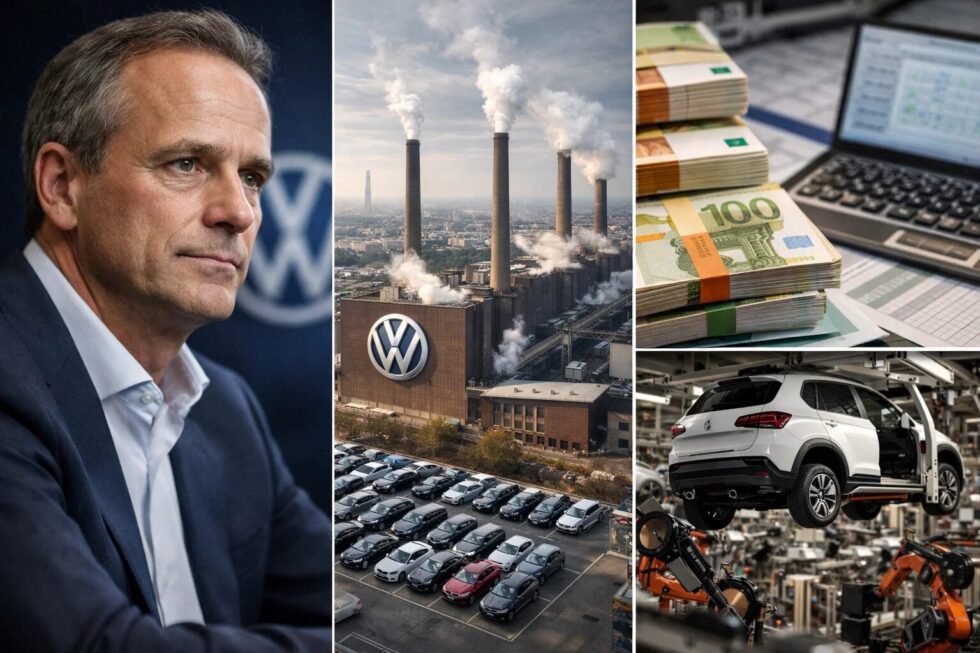 VW verschärft Sparkurs: Kosten sollen bis 2028 um 20 % sinken. Vorstand diskutiert Werksschließungen, während der Betriebsrat auf bestehende Verträge pocht