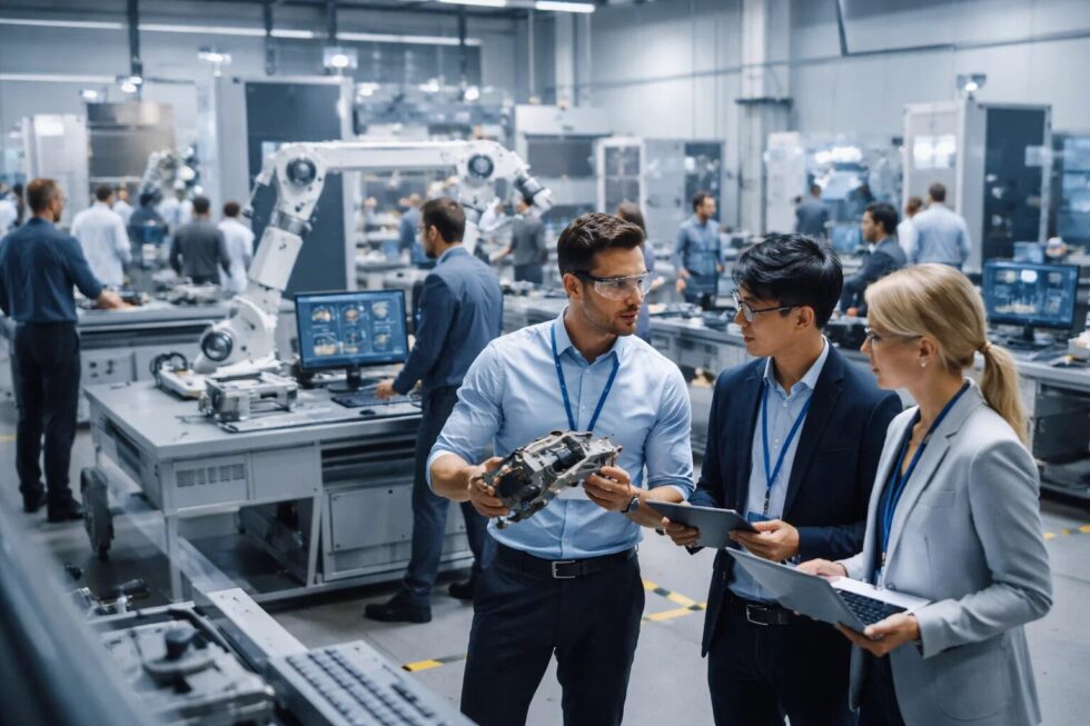 Erfahren Sie, wie Deutschland 2026 durch das BMWK-Programm "Partnering in Business" die globale Kooperation im Maschinenbau, Industrie 4.0 und Green Tech stärkt