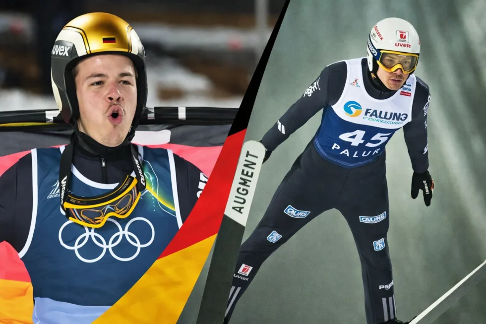 Philipp Raimund gewinnt Gold im Skispringen 2026 in Predazzo. Deutschlands Super-Adler siegt erstmals bei Olympischen Spielen vor Polen und Japan.
