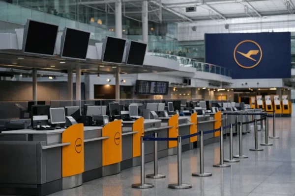 Lufthansa-Streik legt Hunderte Fl&uuml;ge lahm. Betroffene Passagiere erhalten Ersatzfl&uuml;ge oder DB-Tickets. Gewerkschaften fordern h&ouml;here Rentenbeitr&auml;ge.