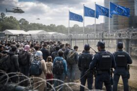 EU wappnet sich gegen Migrationskrise durch Nahost-Konflikt. Von der Leyen schließt Wiederholung von 2015 aus. Dänemark und Italien fordern Notbremse für Grenzen