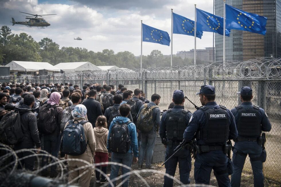 EU wappnet sich gegen Migrationskrise durch Nahost-Konflikt. Von der Leyen schließt Wiederholung von 2015 aus. Dänemark und Italien fordern Notbremse für Grenzen