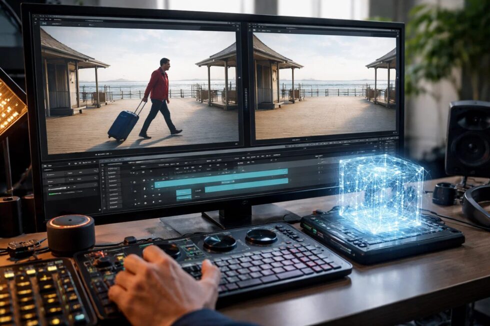 Netflix-KI VOID ermöglicht das automatische Entfernen von Objekten aus Videos unter Berücksichtigung von Physik und Licht für eine effiziente Filmproduktion.