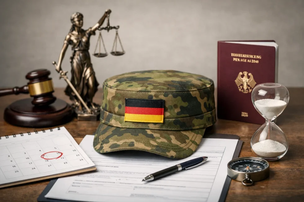 Neue Wehrpflicht-Regel 2026 in Deutschland: Männer 17–45 brauchen Genehmigung für Auslandsaufenthalte über 3 Monate. Gesetz, Fristen, Pflichten und aktuelle Details jetzt im Überblick.