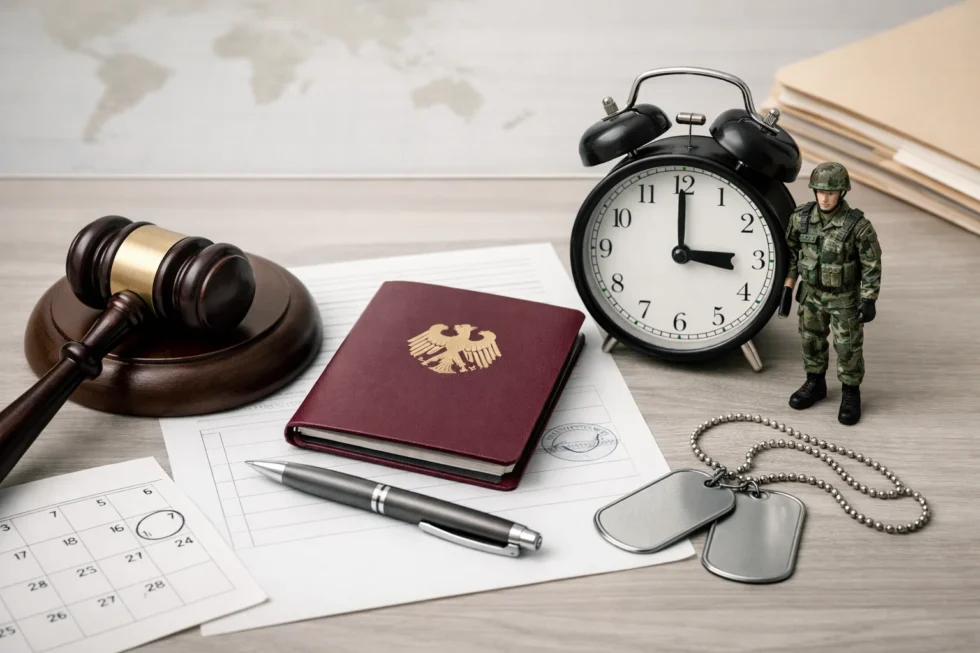 Neue Wehrpflicht-Regel 2026 in Deutschland: Männer 17–45 brauchen Genehmigung für Auslandsaufenthalte über 3 Monate. Gesetz, Fristen, Pflichten und aktuelle Details jetzt im Überblick.