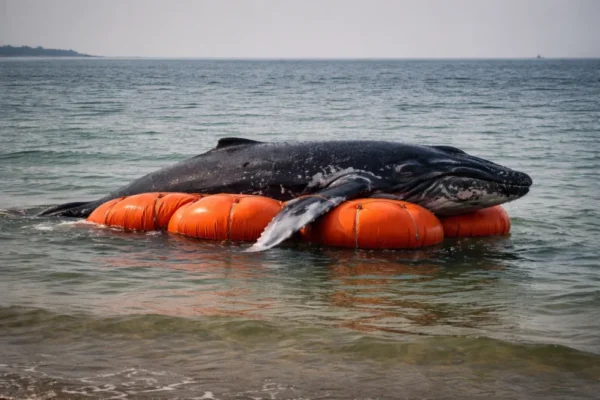 Buckelwal-Rettung vor Poel: Backhaus setzt auf Luftkissen