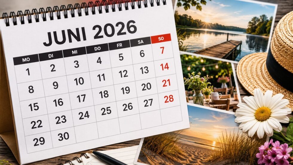 Welche Feiertage gibt es im Juni 2026 in Deutschland? Alle Termine nach Datum, Bundesländern, Fronleichnam, Brückentage, regionale Unterschiede und freie Tage im Überblick.