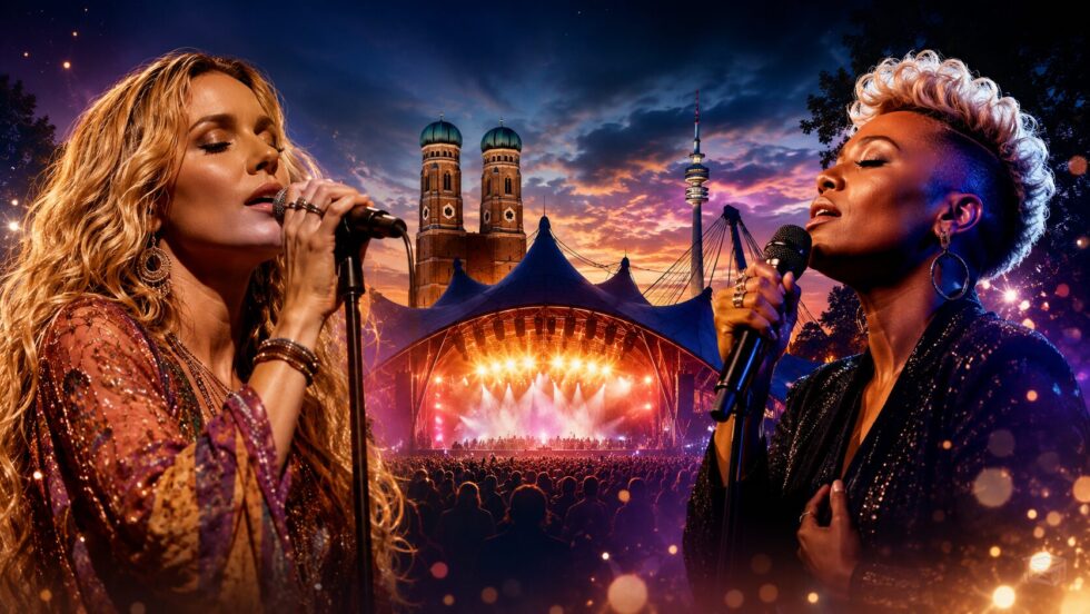 Joss Stone und Emeli Sandé treten am 13. Juli 2026 in der Tollwood Musik-Arena München auf. Infos zu Einlass, Beginn, Tickets, freier Platzwahl, Anreise und Konzertende.