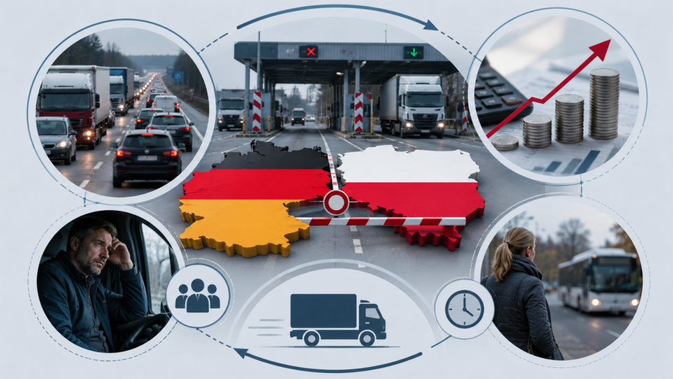 Deutschland verlängert die Kontrollen an der Grenze zu Polen um weitere sechs Monate. Die IHK Ostbrandenburg warnt vor Staus, höheren Logistikkosten und Belastungen für Pendler und Unternehmen.