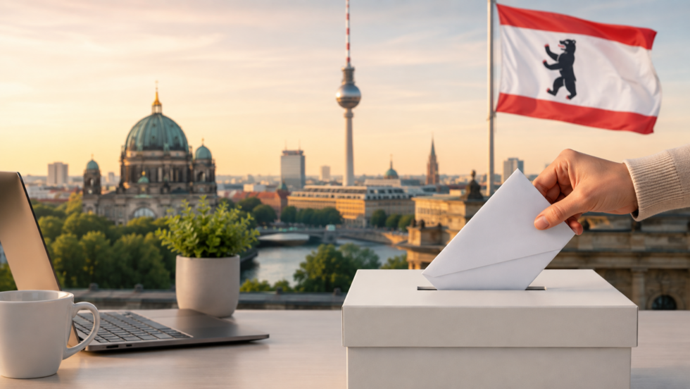 Briefwahl beantragen Berlin 2026: Online-Antrag bis 15. September, schriftlich bis 18. September. Alle Fristen, Unterlagen, Briefwahlstellen und Regeln für den Wahlbrief am 20. September im Überblick