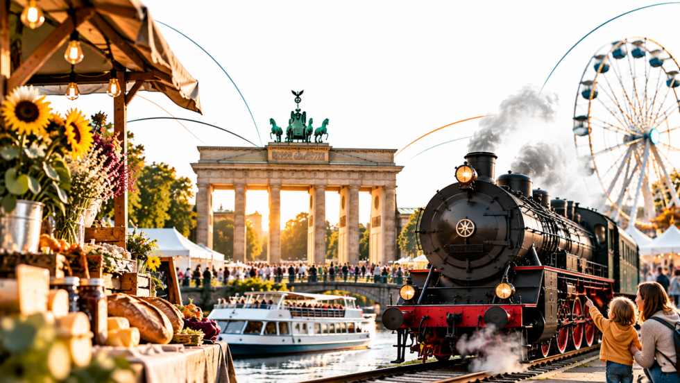 Berlin-Marathon, Eisenbahnfest, Märkte, Familienfeste und Potsdam-Tipps mit Zeiten, Preisen, Adressen, ÖPNV und Ideen für beide Tage gut geplant.