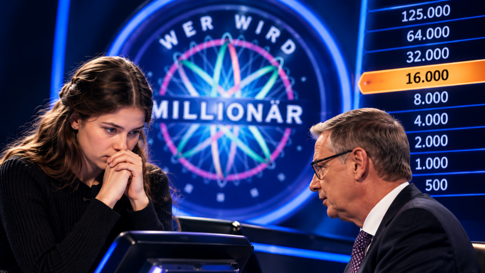 Maya Upmann bei Wer wird Millionär am 6. Oktober 2026: 16.000-Euro-Frage, North Sentinel Island, 500 Euro und RTL+-Stream mit Günther Jauch.