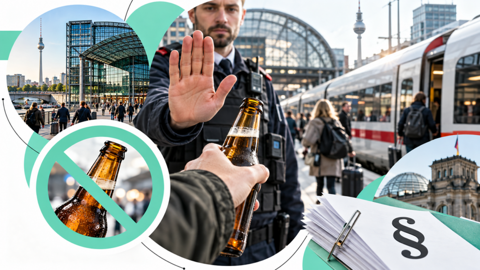 Alkoholverbot an Bahnhöfen in Deutschland ab 15. Oktober 2026: Wo gilt es in Berlin, welche Strafen drohen, wie hoch sind Bußgelder und welche Ausnahmen gelten für Geschäfte, Restaurants und Züge?